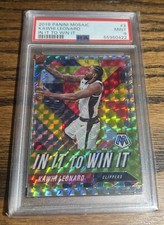 2019 Mosaic Kawhi Leonard In It To Win It #3 PSA 9 Mint LA Clippers