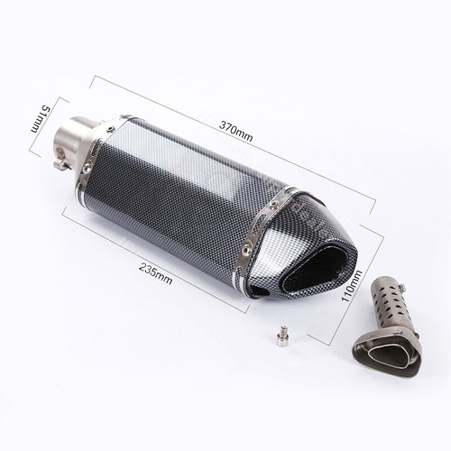 Slip on Muffler Exhaust Mid Pipe System for Yamaha MT-03 2016-2022 YZF R3 R25 - Picture 4 of 12