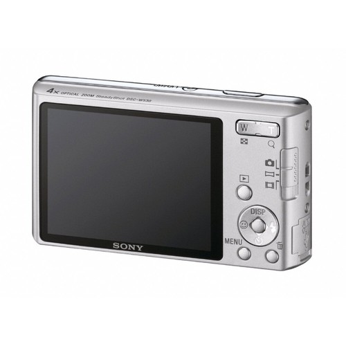 SONY DSC-W530 Digital Camera 14.1MP Maximum Resolution CCD Vintage Silver 90%New - Picture 4 of 12