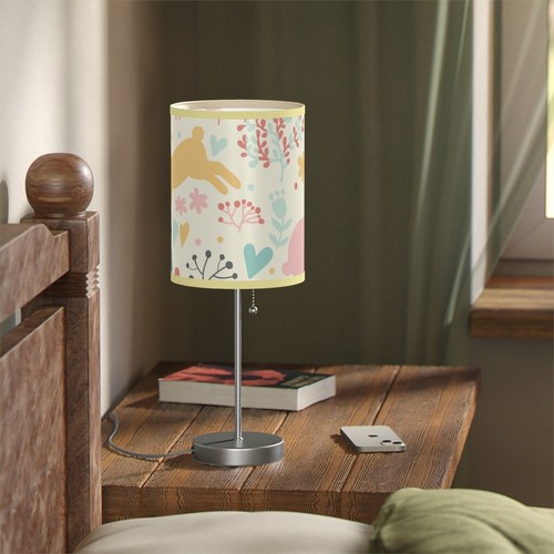 Lamp on a Stand, US|CA plug "Hearts and Rabbits" - Picture 80 of 121