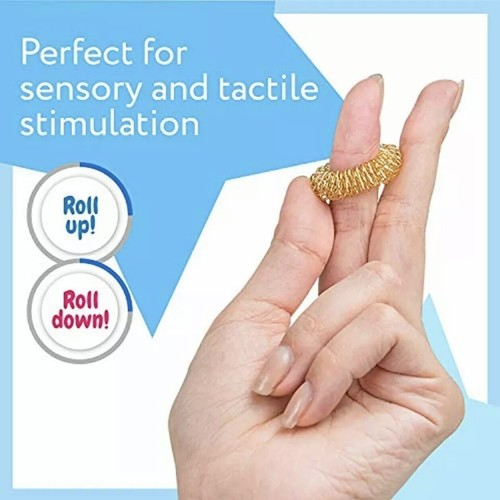 36 Stück Stachelige sensorische Fingerringe, Stacheliger Fingerring/Akupressurring Set... - Bild 2 von 4