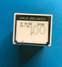 BOX OF 100 GROZ-BECKERT SEWING NEEDLES UY 154GBS SIZE 65-025-FREE SHIPPING 
