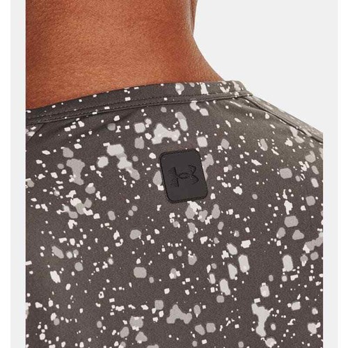 T-shirt da allenamento Under Armour Meridian da uomo maniche corte medie $60 1373728 grigia - Foto 3 di 4