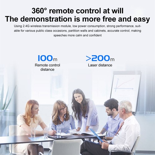 UK 2,4G Wireless Presenter PowerPoint PPT Clicker Präsentation Fernbedienung - Bild 5 von 15