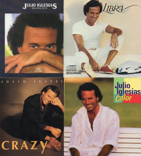 Julio Iglesias 4 CD Lot Spanish Ballads RARE HTF OOP - Afbeelding 1 van 2