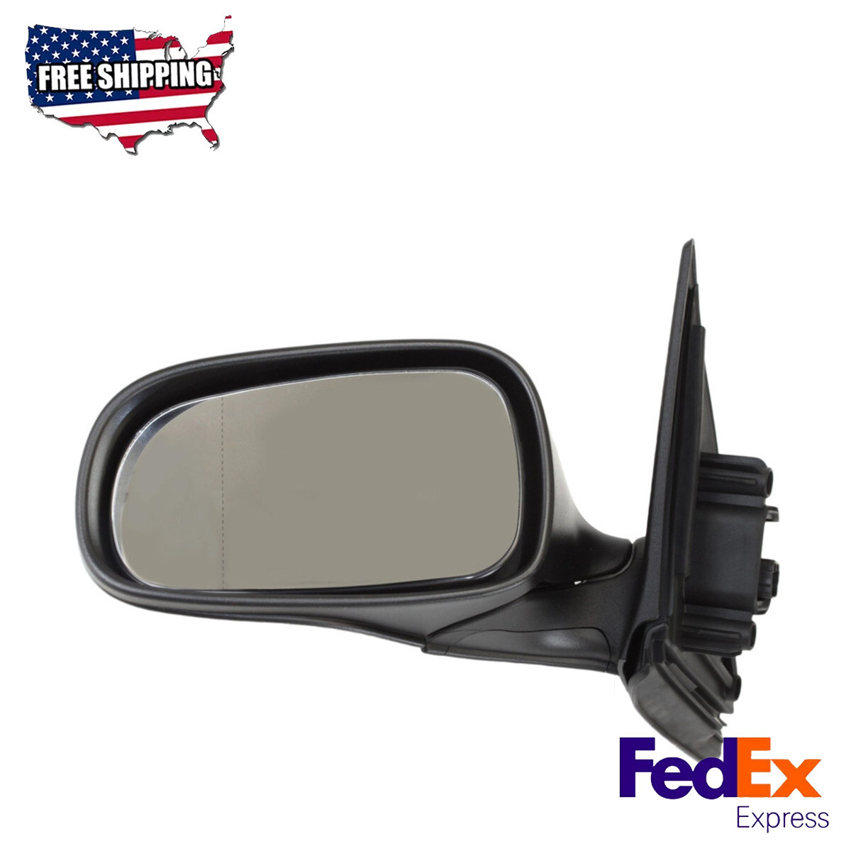 Mirror Painter Power Glass Heated Driver Side for 03-11 Saab 9-3