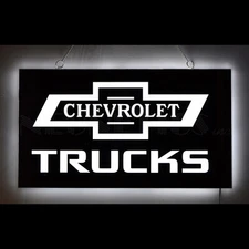 Chevrolet Trucks LED wall sign Chevy Dealership lamp Garage light Opti Neon 2023
