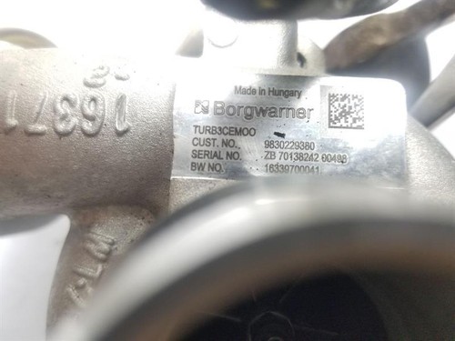 2023 PEUGEOT 208 TURBOCHARGER TURBO 1.2 PETROL EB2ADTD (HNK) 9830229380 - Picture 5 of 6