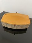 BREAD or FOOD Warmer MCM Danish Modern Works Teak Orange Medium Vintage 60s 70s
