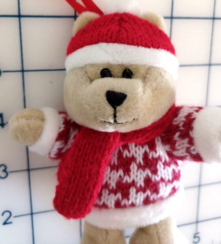 Starbucks 2018 Limited Edition Bearista Boy Plush Holiday Christmas Ornament - Picture 2 of 7