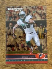 2022 Clearly Donruss Acetate Jason Taylor Donruss 2002 Miami Dolphins 02-10