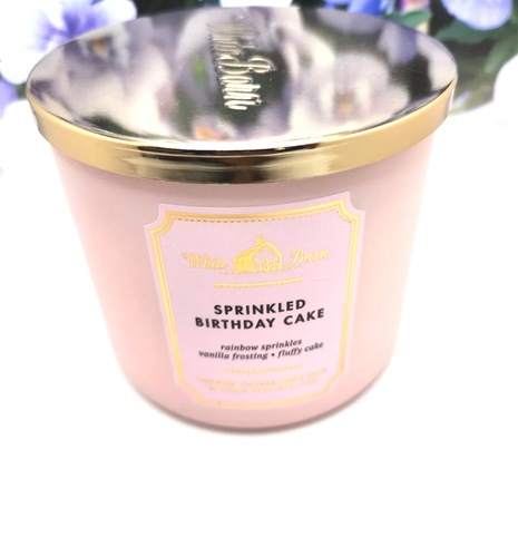 Bath and Body Works 3 Wick Candle White Barn Candle Holiday Fall & Glitter Bag - Picture 60 of 165