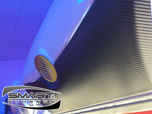 MegaSun 5600 sunbed Tanning bed Sunbeds Liedown Sun Bed led White - Picture 10 of 10