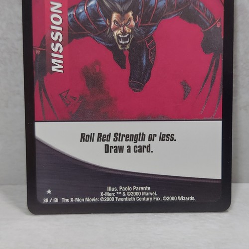 Marvel X-Men #38 Mission Slugfest Trading Card WOTC 2000 TCG CCG - Picture 3 of 6