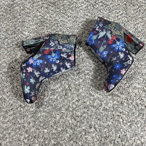 Sam Edelman Size 6.5 Cambell Floral Brocade Jacquard Embroidered Boots New - Picture 3 of 11
