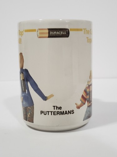 Taza de café vintage Duracell la parte superior de cobre con los Puttermans 1994-1996 - Imagen 3 de 6