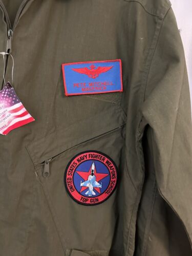 Rothco Flight Suit Coveralls Jumpsuit Green Sz XL Halloween Costume W Patches - Picture 7 of 14