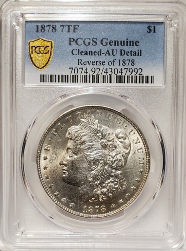 1878 MORGAN SILBER DOLLAR 7TF - Bild 1 von 4