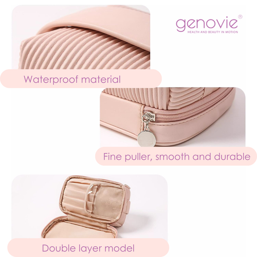 Large Makeup Bag, Skincare, and Toiletry Bag, Makeup & Skincare Bag Two-Tiered - Picture 5 of 12
