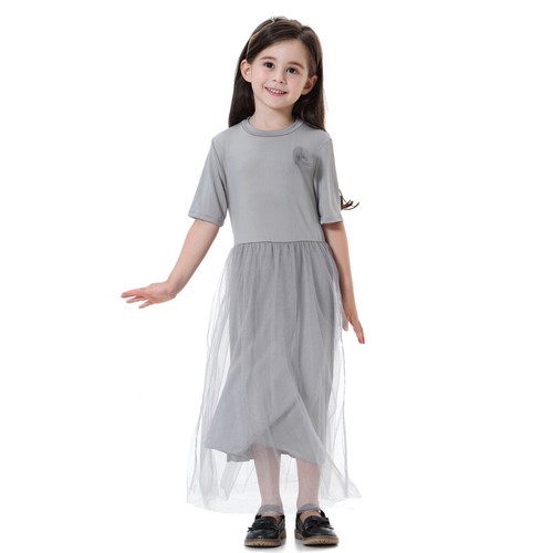Muslimische Mädchen Abaya Kinder Kaftan islamischer Kaftan Kinder langes Kleid Morgenmantel Kleid arabisch - Bild 248 von 319