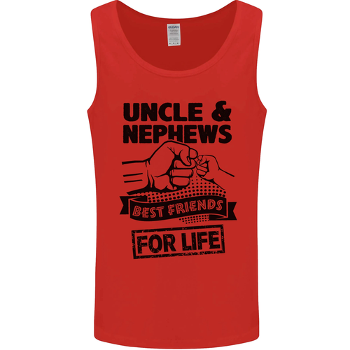Uncle & Nephews Best Friends Day Funny Mens Vest Tank Top - Imagen 21 de 25