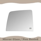 Adhesive Upper Mirror Glass For 07-19 Toyota Tundra Sequoia Driver Side LH Flat