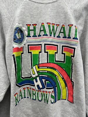 Vintage 80s 90s University of Hawaii Rainbow Warriors