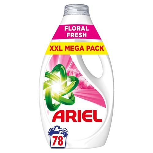 XXL Ariel Laundry Liquid Keep Your Laundry Clean & Fresh 78 Wash - Floral Fresh - Picture 7 of 7