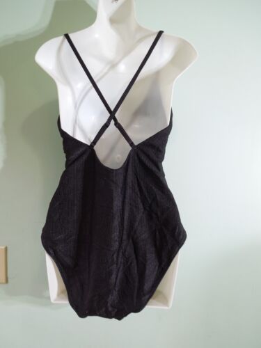 NEW AMERICAN EAGLE AERIE XXL BLACK CHEEKY SWIMSUIT - Picture 3 of 9