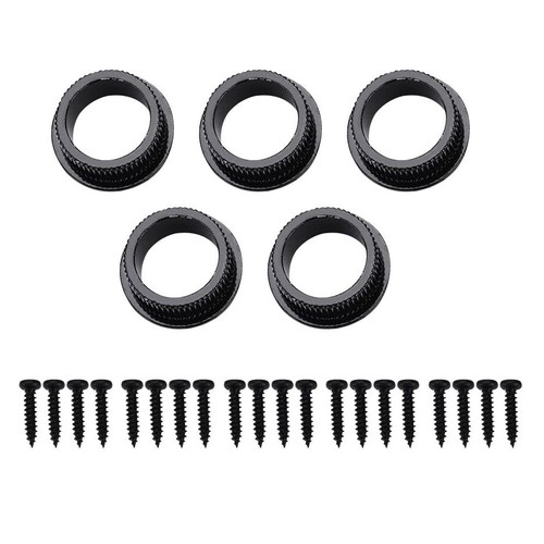 4L1R Black Vintage Open Bass Tuning Pegs Tuners Machine Heads for 5 Strings Bass - Picture 10 of 10