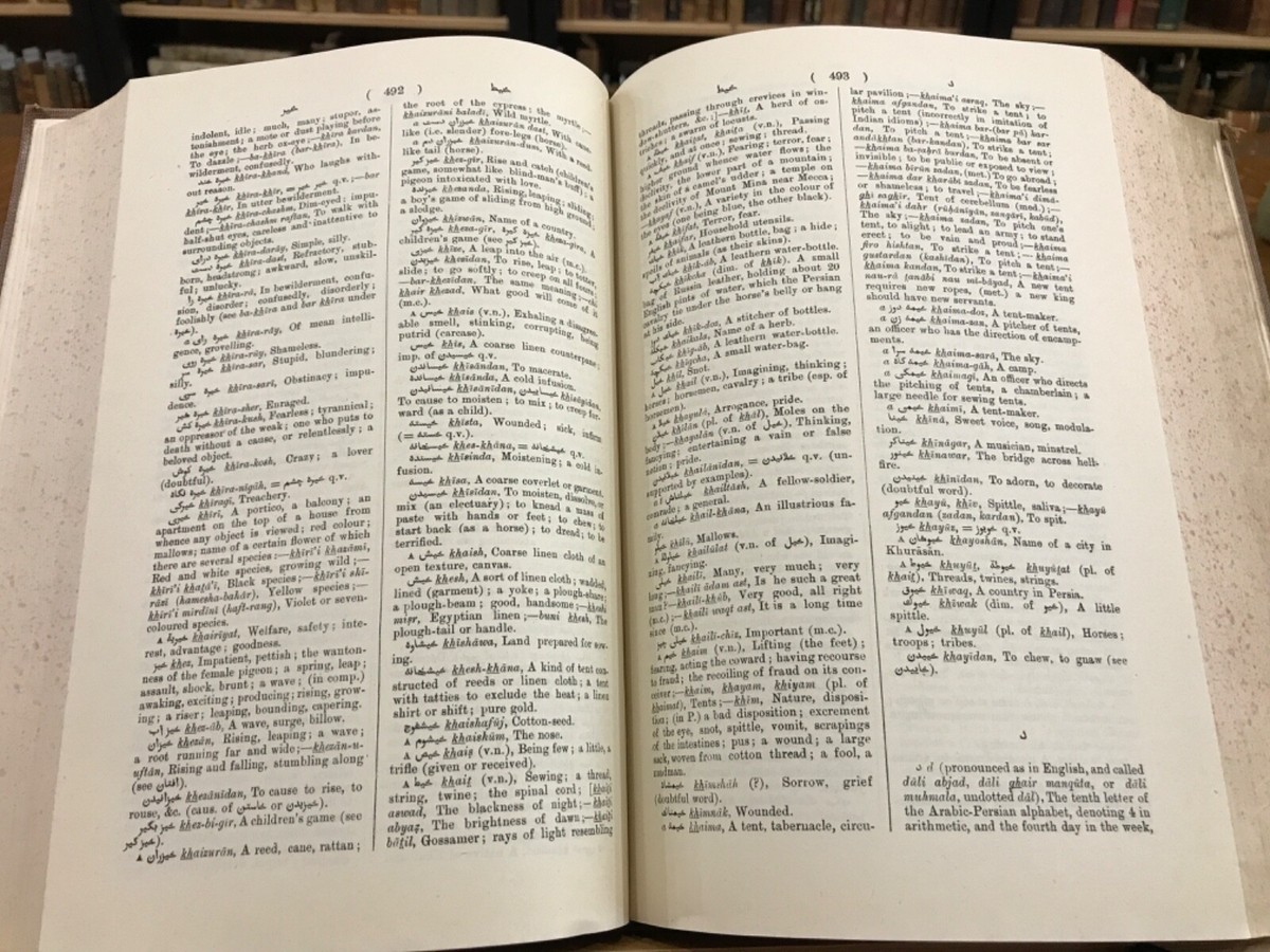 1947 A Comprehensive Persian-English Dictionary by F