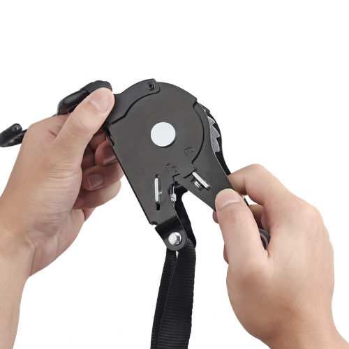 4x 1" x 10' Auto Retractable Ratchet Strap 25mm*3.3m with S hook Tiedown 680kg - Picture 11 of 12