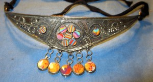 Crown-Tiara-Belly-Dancing-Afghan-Turkmen-Tribal-Alpaca-Silver-6-034-dia