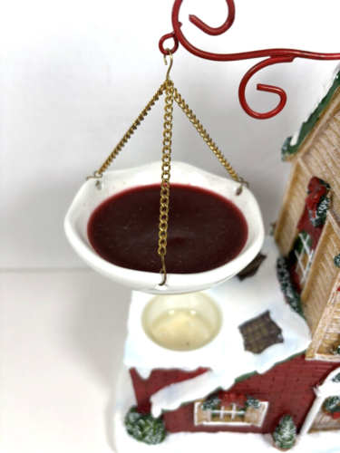 Candela Yankee da appendere cera crostata scalda crostata bruciatore ROSSO CASA VACANZE Natale - Foto 4 di 7
