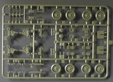 Asuka 1/35th Scale M4A3E8 Sherman - Parts Tree B from Kit No. 35-023