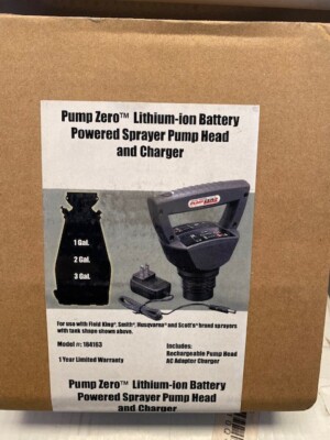 sosnovska サイズs 184163 Field King Pump Zero Lith Power Head & Charger | eBay