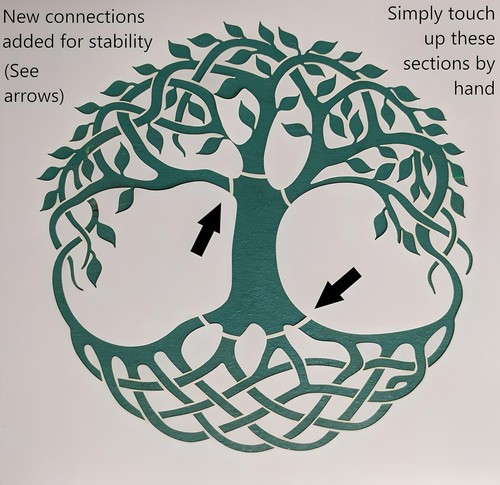 CELTIC TREE OF LIFE 2 STENCIL  - The Artful Stencil - Picture 1 of 6