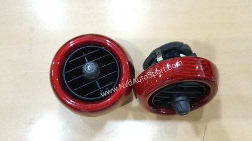 Mini F55, F56, F57 Cooper S Carbon fiber Interior Side Air Con Panels - Picture 7 of 10