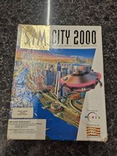 Sim City 2000 Big Box IBM DOS PC Game 3.5" Floppy 1993