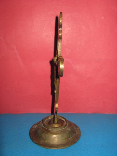 Alter massiver Bronze Tisch russisch orthodox Kreuz aus dem 19. Jahrhundert - RAR! - Bild 7 von 14