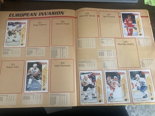 1992-1993 HOCKEY STICKER ALBUM PANINI NHL SAMMELBUCH 40 STICKER - Bild 12 von 13