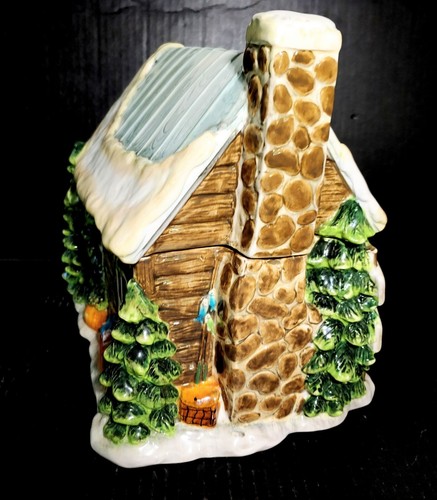 Certified International Susan Winget HOLIDAY LODGE Cookie Jar Winter Christmas - Bild 4 von 9