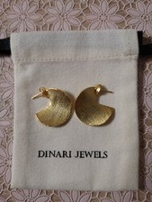 Ohrringe Damen DINARI JEWELS Full Moon Earrings 2,5 cm, Color; Gold