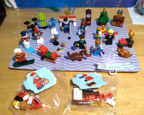 LEGO 60381 City Advent Calendar - Building Toy Set Pre Owned Missing 1 day 2023 - Picture 8 of 11