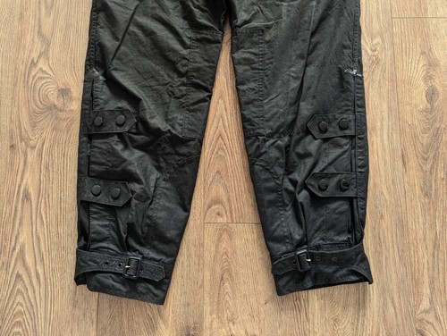 Barbour International Suit Wax Men's Pants One Crest Made In England - Picture 14 of 24