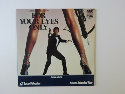 James Bond 007 For Your Eyes Only 2x Laserdiscs Roger Moore Ld36 Ebay