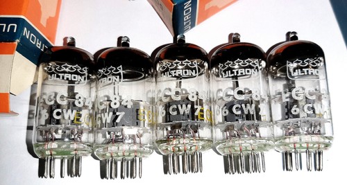 ECC84 6CW7 ULTRON double triode Röhren Tubes Radio NOS (1 TUBE) - Picture 2 of 7