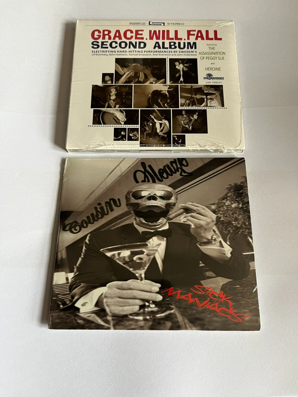 GRACE.WILL.FALL - Second Album CD, COUSIN SLEAZE - Sick Maniacs CD hardcore punk