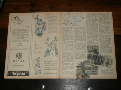 GRAZIA # 319 - Vintage Italian FASHION Magazine - 1947 - Schiaparelli - Imagen 6 de 8