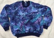 Sunderland Women Golf Jacket Sz M Weatherbeater Pullover Purple 80s Scotland